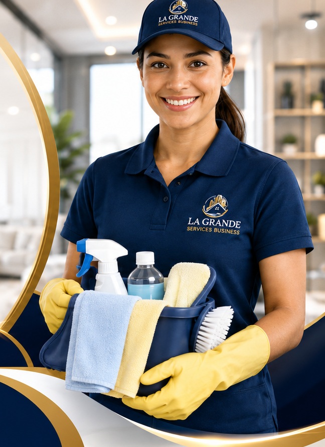 La Grande Services Business cleaning professional